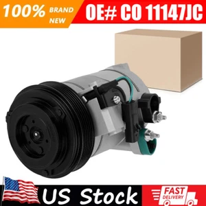 A/C Compressor for Jeep JK Wrangler 2007-2011 V6 3.8L SUV CO 11147JC 55111401AB - Picture 1 of 7