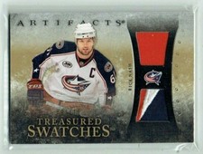 10-11 UD Artifacts Treasured Swatches  Rick Nash  1/15 First Card  Patch--Jersey