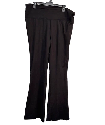 Dicks Sporting Goods, Women’s Momentum XXL Black Flare Foldover Pants NWT - Image 1 of 4