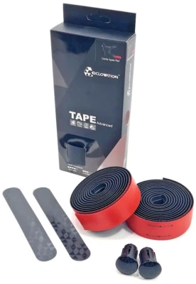 Ciclovation Seitex Shining Handlebar Tape, Apple Red - Image 1 of 4