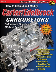 How to Rebuild and Modify Carter/Edelbrock Carburetors Book ~ BRAND NEW! - Picture 1 of 1