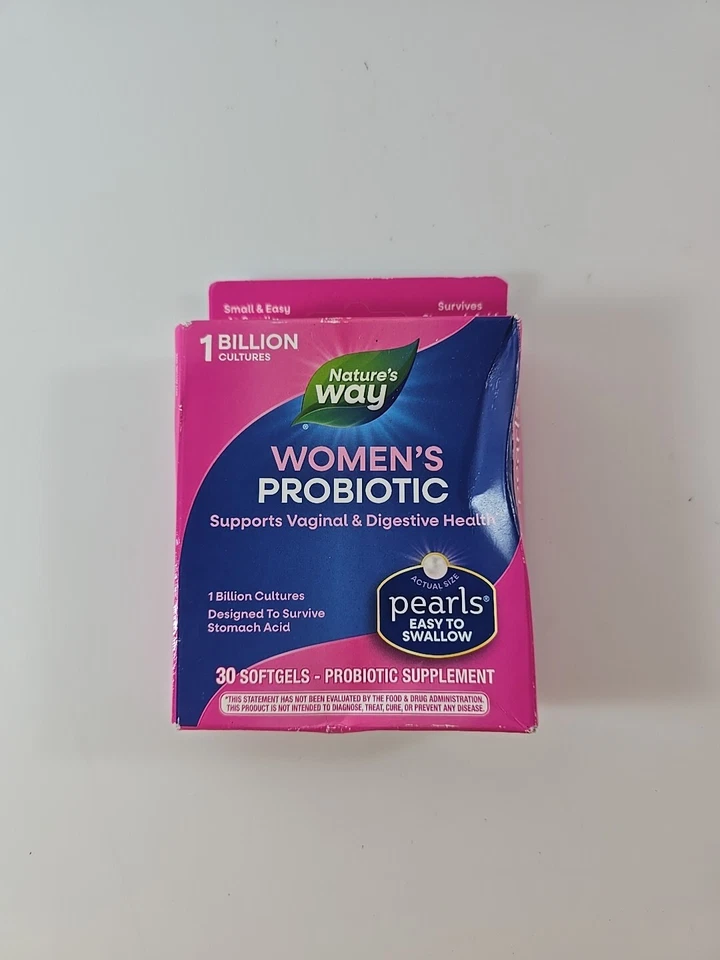 Perlas probióticas Nature's Way para mujer apoyan la salud vaginal y digestiva 30ct Foto 1 de 1