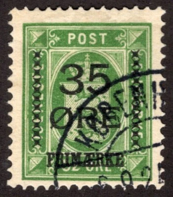 DINAMARCA 1912 SC #81 - F 35º OP en 32º oficial - firmado CV $120,00 *Sellos de la bahía* Foto 1 de 2