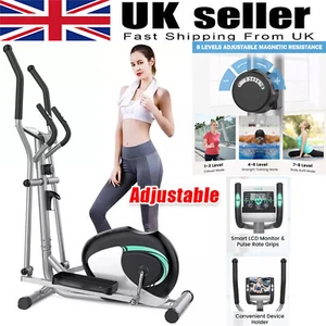 Magnetic Elliptical Cross Trainer Training for Home Gym Workout Fitness Cardio - Picture 1 of 13