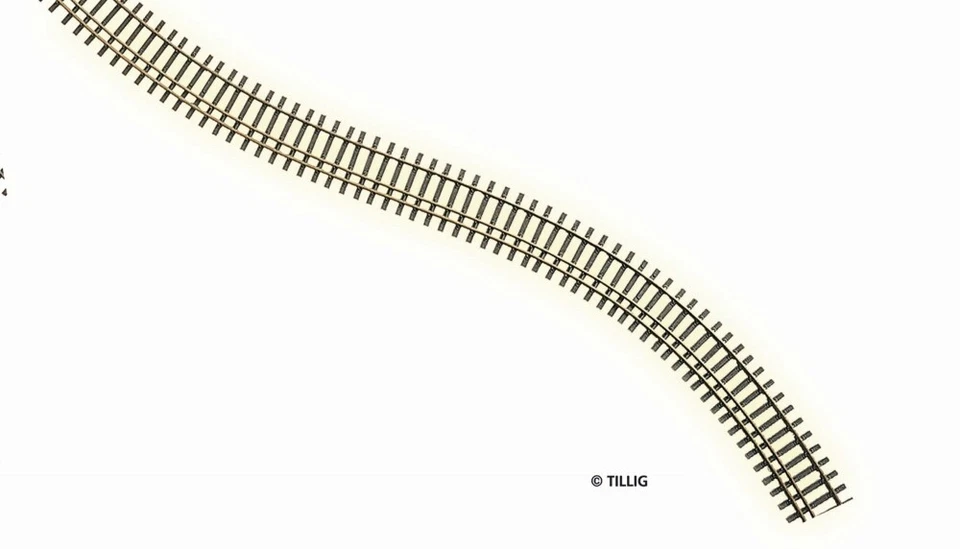 Tillig H0-ELITE 85127 Dreischienen-Flexgleis H0-H0m 680 mm - Bild 1 von 1