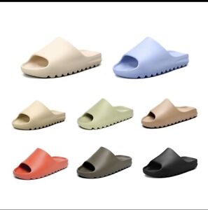Comfort Slide Sandals for Women Pool Bathroom Beach Slip On House Slippers