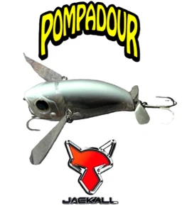 Very Hard-to-Find Jackall Pompadour (79mm) GHOST GLOW/PINK BELLY - New in Box - Picture 1 of 8