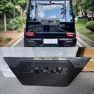 Cubierta de puerta trasera de fibra de carbono estilo AMG para Mercedes Benz Clase G W463 Foto 1 de 4