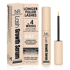 Eyelash Growth Serum– 0.17 Fl. Oz./5ml Advanced Lash & Brow Serum with Biotin, P - Picture 1 of 5