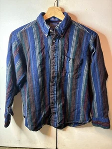 Youth XL Pendleton Striped Wool Long Sleeve Shirt - Picture 1 of 3