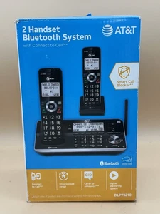 AT&T 2 Handset Sistema Bluetooth Connettiti al Cellulare con Portata insuperabile  - Foto 1 di 7
