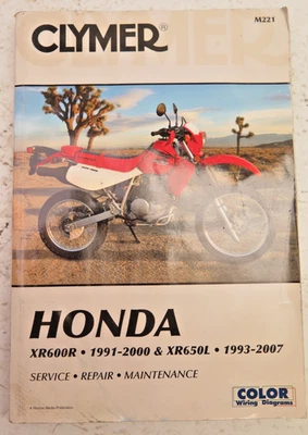 1991-2000 HOnda XR600R XR65L 1993-2007 Service Repair Manual CLymer Manual - Image 1 of 4