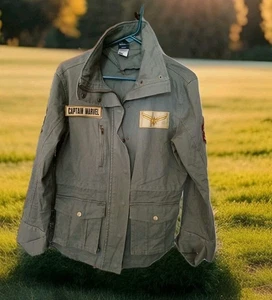 Capitana Marvel Ejército Abrigo Chaqueta Damas M Disfraz Militar Vengadores Halloween - Imagen 1 de 13