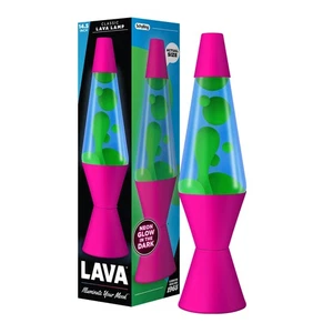 The Original Lamp - 14.5" Neon Pink - Classic Liquid Motion Lamp - Green/Yell... - Picture 1 of 7
