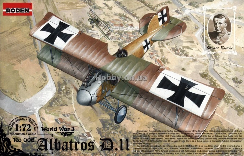 Albatros D.II World War 1 - 1:72 - Roden - 006 - Immagine 1 di 1