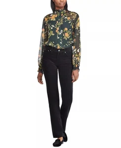 Lauren Ralph Lauren Damen klassische Passform gerade Hose Größe 14P - Bild 1 von 1