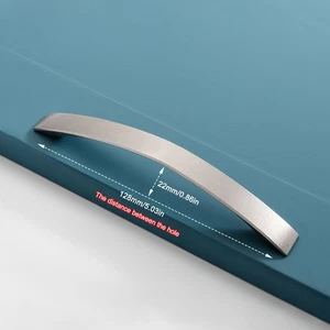 96mm Brushed Nickel Cabinet Handles Bar Furniture Pulls Kitchen Stainless Steel - Picture 1 of 13