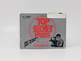 Top Secret Episode Golgo 13 (Nintendo NES) - Instruction Manual Only