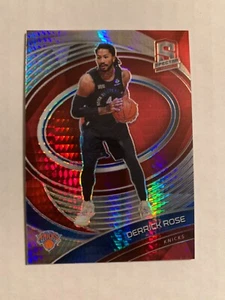 DERRICK ROSE #46 2020-21 Panini Spectra TMALL PRIZM PARALLEL - Picture 1 of 1