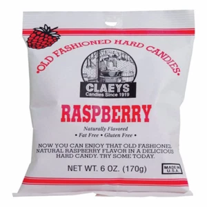 Old Fashioned Raspberry Hard Candy 6 Oz. - Picture 1 of 12