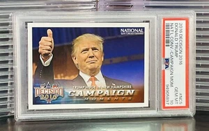 Donald Trump 2016 Decision “Thumbs Up” Huge Win National Card PSA 10 GEM MINT - Picture 1 of 3