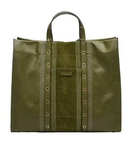 FOSSIL borsa a tracolla Carmen Tote Green Moss - Foto 1 di 3