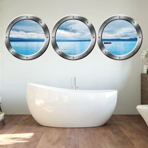 Porthole wall decal Ocean View Stickers VWAQ - SPW2 - Bild 1 von 12