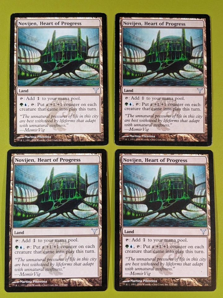 Novijen, Heart of Progress x4 Dissension 4x Magic the Gathering MTG - Image 1 of 1