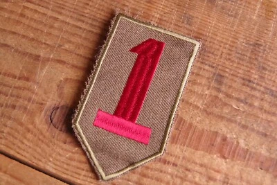 1st Infantry Division Patch TYPE 4 Miss Drop 44 Patch King - Image 1 of 2