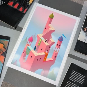 IMPRESIÓN ARTÍSTICA AUTORIZADA MONUMENT VALLEY (2014) MUY Edición Limitada (14/50) 42 cm x 30,5 cm - Imagen 1 de 6