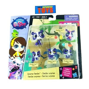 Littlest Pet Shop Surprise Families 5 pack gift set purple bunny panda dog RARE - Picture 1 of 3