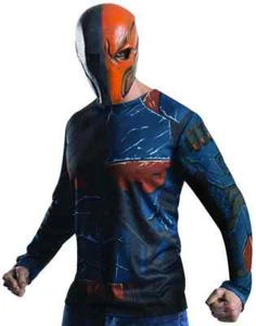 Deathstroke Top Mask Batman Arkham City Villain Fancy Dress Up Halloween Costume - Picture 1 of 10