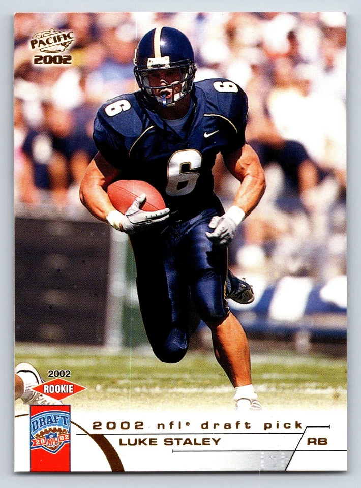 Luke Staley Rookie BYU Cougars 2002 Pacific #456 19088 - Image 1 of 2