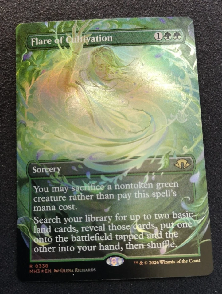Flare Of Cultivation - Foil - Borderless - MH3 - MTG - NM Unplayed - EN - 0338 - Image 1 of 1