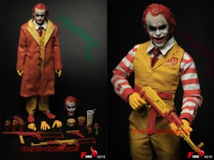 FIRE A015 1/6 Burger Uncle Fast Food Clown JOKER Double Headsculpt INSTOCK - Picture 1 of 10