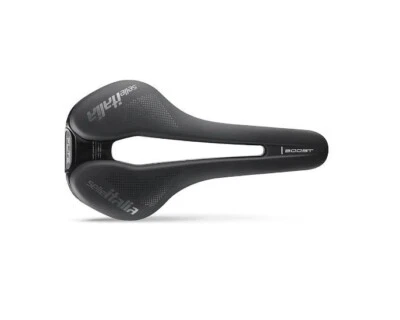 SELLE ITALIA FLITE BOOST — SUPERFLOW — РЕЛЬСЫ TI 316 — ЧЕРНОЕ ДОРОЖНОЕ СЕДЛО - Изображение 1 из 3
