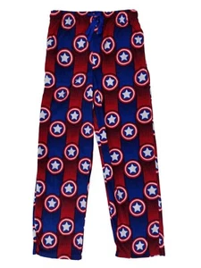 Marvel Mens Captain America Fleece Sleep Pants Pajama Bottoms XXL - Picture 1 of 1