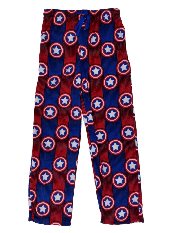 Pantalones de pijama XXL de lana para hombre Marvel Capitán América Foto 1 de 1