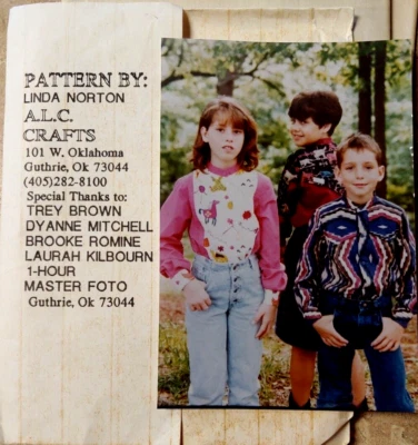 Pattern by Linda Norton Children's Oklahoma Swing #111 ALC Crafts Guthrie OK - Image 1 of 4