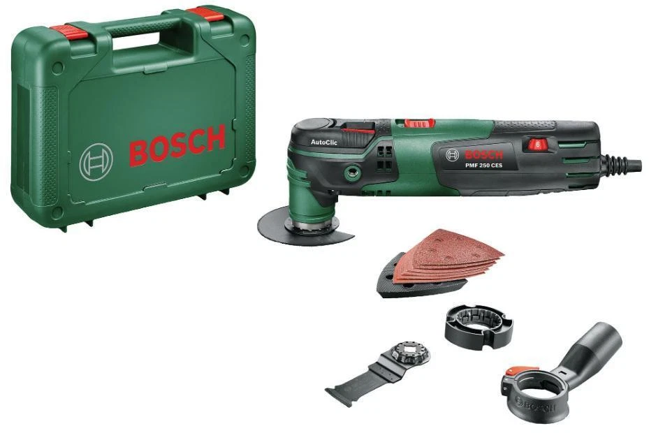 Bosch PMF 250 Ces Set All Rounder 3 in 1 Multi Tool 240v