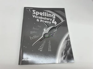 A Beka Teacher Test Key Spelling Vocabulary Poetry 4 Abeka Fourth Grade Current - Picture 1 of 3