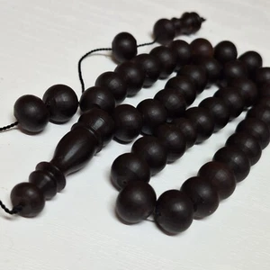 📿Amber Beads Rosary AMBER ROSARY Misbah Tasbih 33 Pill amber beads 44gram📿 - Picture 1 of 24