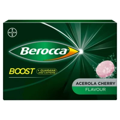 Berocca Boost Energy Vitamin Tablets 20 per pack | Acerola Cherry Flavour Foto 1 de 3