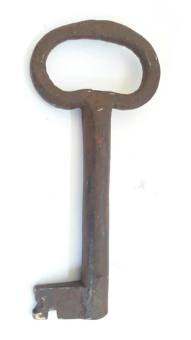 Heavy Large Door Iron Key Antique Rustic VTG Home Decor Steampunk Skeleton K6 Cover