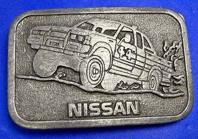 Hebilla de cinturón vintage Nissan Sports Truck Car Collectors 4X4 de HITLINE EE. UU. Foto 1 de 4