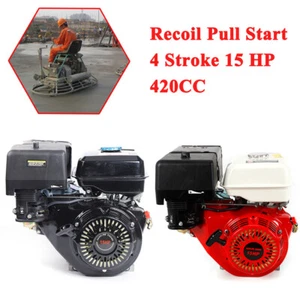 15HP 4Stroke 420CC Engine OHV Horizontal Shaft Gas Engine Go Motor for Garden - Picture 1 of 30
