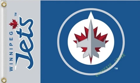 Winnipeg Jets Flag 3x5ft Banner Polyester Hockey Stanley Cup jets001 Cover