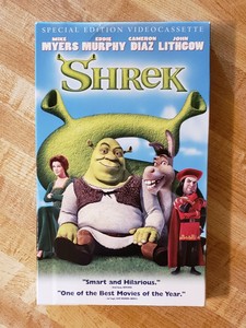 Shrek Special Edition Videocassette 2001 with Extended Ending - Mike Myers
