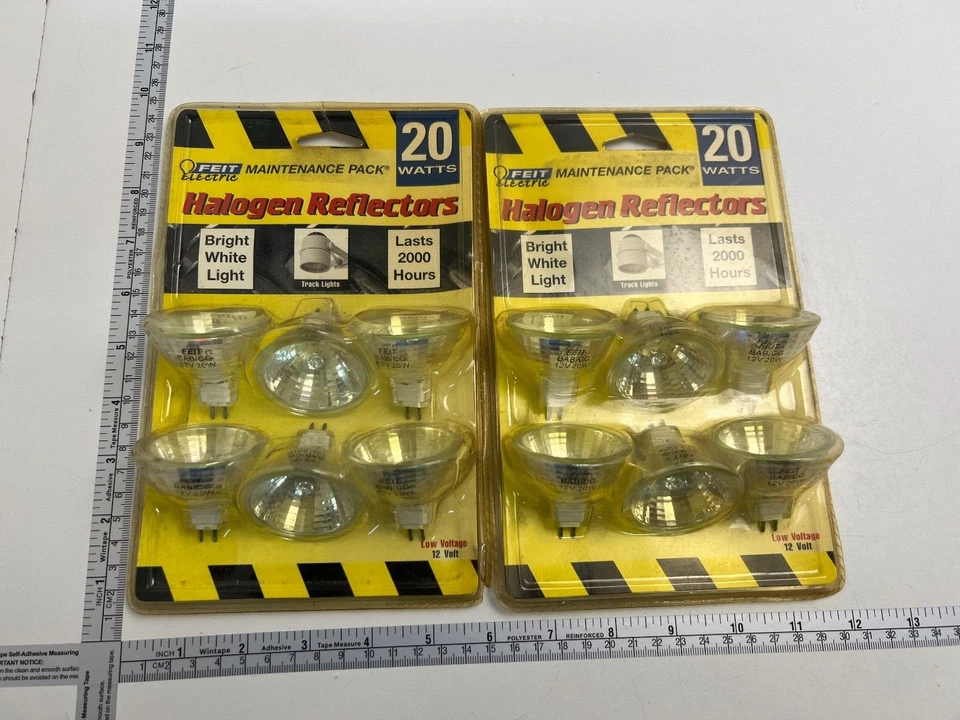 (12) Feit Electric 20 Watt  12 volt flood reflector BAB Light Bulbs - Image 1 of 3