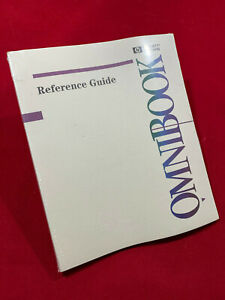 NEW HP Omnibook Reference Guide Sealed (Retro) 1990's?